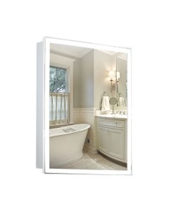Шкаф с зеркалом для ванной Silver Mirrors Киото 60 / LED-00002358 Silver mirrors