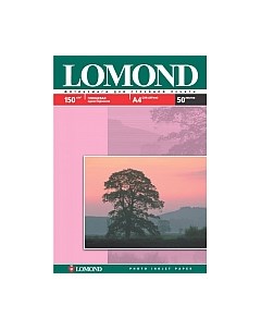 Фотобумага Lomond А4, 150 г/м, 50 л. / 0102018