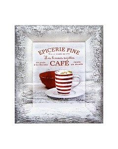 Картина Декарт Кофе в полоску 8Л0386