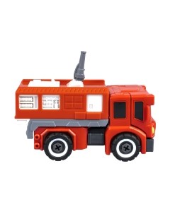 Игрушка-конструктор Bondibon Bondibot 2 в 1 Пожарная машина-робот / ВВ5260