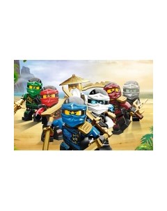 Фотообои листовые Citydecor Ниндзяго Навстречу приключениям 7