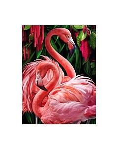 Набор алмазной вышивки Пара фламинго / АЖ-1739 Алмазная живопись