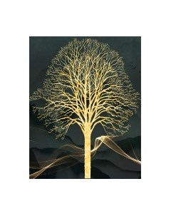 Фотообои листовые Citydecor Дерево 3D