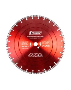 Отрезной диск алмазный Diamal DMTP10S400
