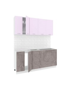 Кухонный гарнитур Кортекс-мебель Корнелия Лира 1.8 без столешницы