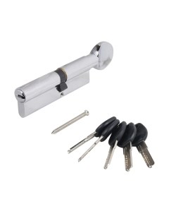 Цилиндровый механизм замка Аллюр HD FG 100-5K СP 40Gx10x50 перфорированный ключ