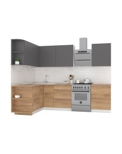 Кухонный гарнитур Интермебель Микс Топ-16 2.1x1.6м левая