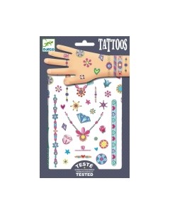 Набор временных татуировок Djeco Украшения Дженни / 09587