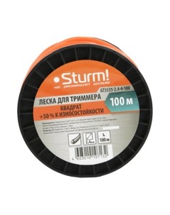 Леска для триммера GT3535-2.4-4-100 Sturm!