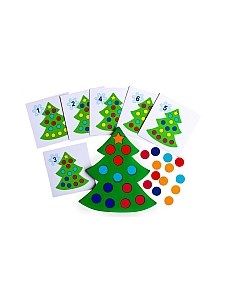 Развивающая игра Smile Decor Умная ёлочка / П047 Smile decor