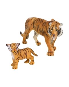 Набор фигурок коллекционных Masai Mara Мир диких животных. Семья тигров / MM211-105 Masai mara