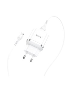 Зарядное устройство сетевое Hoco N3 + кабель AM-microBM / 6931474729378