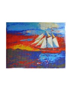 Набор алмазной вышивки Феникс+ Парусник в море / 59824 Feniks