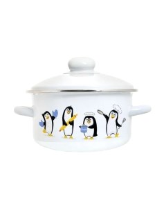 Кастрюля ЭСТЕТ Пингвины / ЭТ-75101/4 Эстет