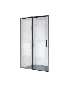 Душевая дверь BelBagno ACQUA-BF-1-150-C-NERO Belbagno