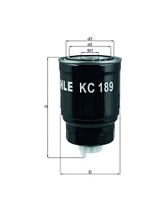 Топливный фильтр Knecht/Mahle KC189 Knecht/mahle
