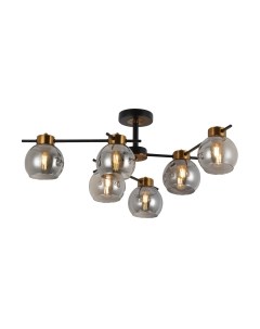 Потолочный светильник Mirastyle MD-8236/6 BK+GDBR