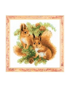Набор для вышивания Белочки / 1491 Риолис