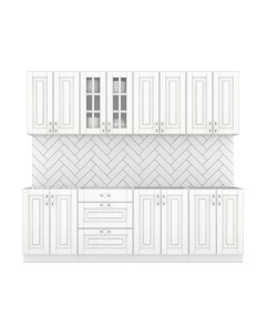 Кухонный гарнитур Интермебель Бостон-8 2.4 без столешницы