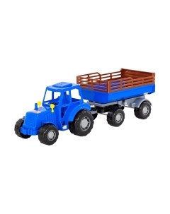 Трактор игрушечный Полесье Мастер №2 с прицепом / 84781