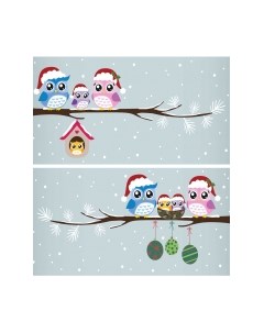 Скатерть JoyArty Новогодние совы / tcox_19400 Joyarty