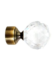 Набор наконечников для карниза Lm Decor YF130 Кристалл 25мм Lm decor