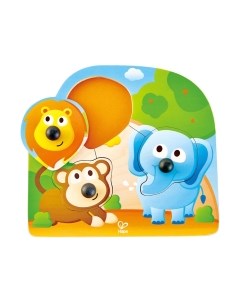 Развивающая игрушка Hape Большие носы. Джунгли / E1310-HP