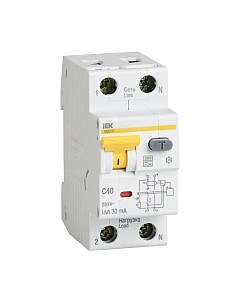 Дифференциальный автомат IEK АВДТ 32 C40 30мА / MAD22-5-040-C-30 Iek