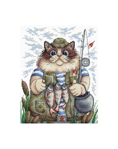 Набор для вышивания Охота на рыбку / М-215М М.п.студия