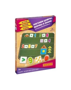 Развивающий игровой набор Bondibon Магнитный театр. Изучаем цифры, формы и знаки / ВВ4417