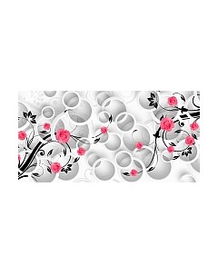 Фотообои листовые Citydecor Цветочный декор 3D