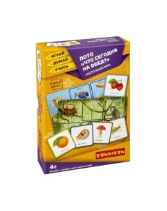 Развивающая игра Bondibon Лото. Что сегодня на обед? / ВВ4879