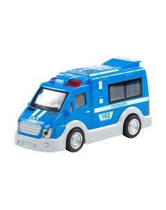 Фургон игрушечный Полесье Полиция со звуком и светом/ 79664