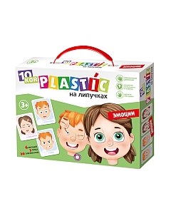 Развивающая игра Десятое королевство Пластик на липучках. Эмоции / 03818