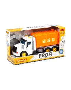 Автомобиль игрушечный Полесье Профи. Коммунальный со звуком и светом / 86501