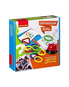 Настольная игра Bondibon Цветоная цепочка / ВВ2417
