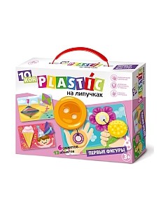 Развивающая игрушка Десятое королевство Пластик на липучках. Первые фигуры / 02838