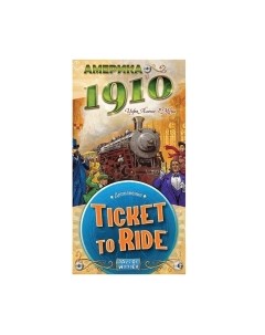 Дополнение к настольной игре Мир Хобби Ticket to Ride. Америка 1910 / 915538 Мир хобби