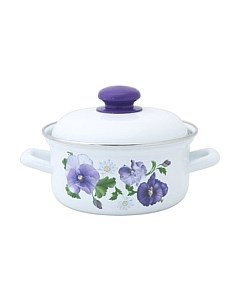 Кастрюля Лысьвенские эмали Анютины глазки С-1508 АП2/4