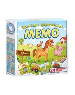 Развивающая игра Нескучные игры Мемо Ферма / 8498