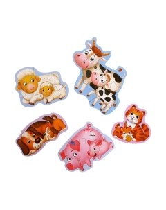 Развивающая игрушка Puzzle Time Кто чей малыш / 5378741 Puzzle time