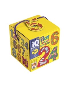 Развивающая игра Айрис-пресс Для самых маленьких 3+. Вот такие цифры