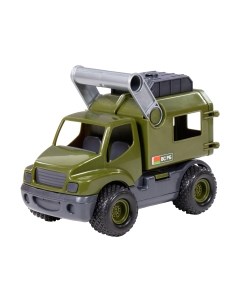 Автомобиль игрушечный Полесье Фургон военный КонсТрак / 49247