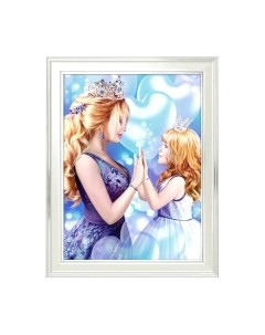 Набор алмазной вышивки Мамина принцесса / АЖ-1866 Алмазная живопись