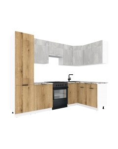 Кухонный гарнитур ВерсоМебель Эко-2 1.4x2.7 правая Версомебель
