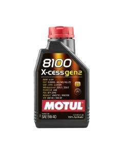 Моторное масло Motul 8100 X-cess gen2 5W40 / 109774