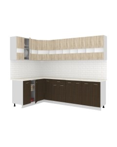 Кухонный гарнитур Кортекс-мебель Корнелия Экстра 1.5x2.7м