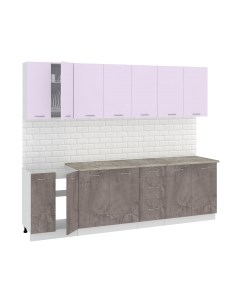 Кухонный гарнитур Кортекс-мебель Корнелия Лира 2.6м