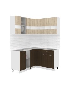 Кухонный гарнитур Кортекс-мебель Корнелия Экстра 1.5x1.5 без столешницы