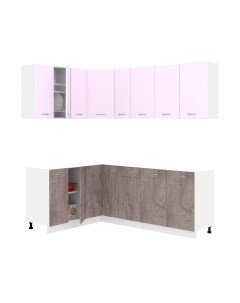 Кухонный гарнитур Кортекс-мебель Корнелия Лира 1.5x2.1 без столешницы